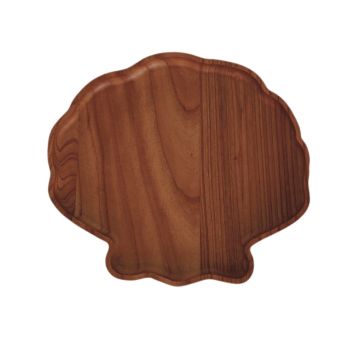 HA08656 :Wood Tray Shell Shape