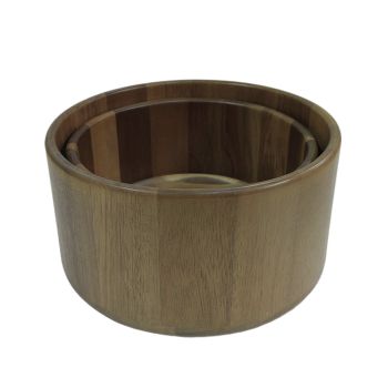HA09610:Wood Salad bowl